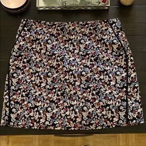 Floral fall skirt
